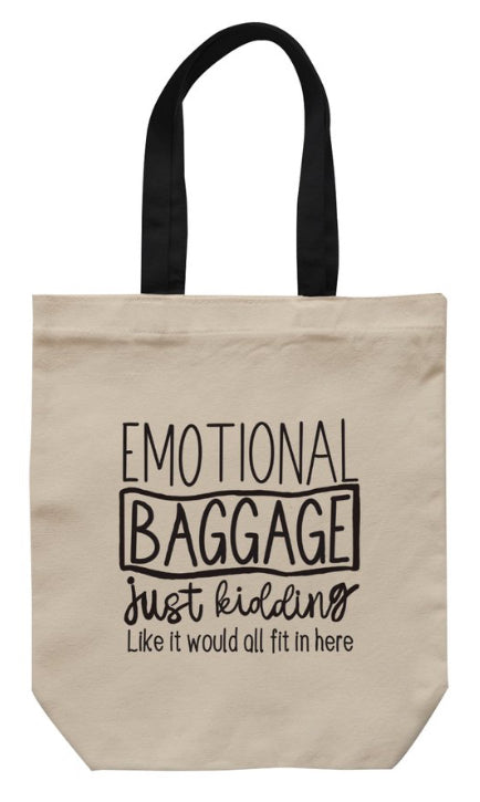 Emotional Baggage Canvas Tote Bag