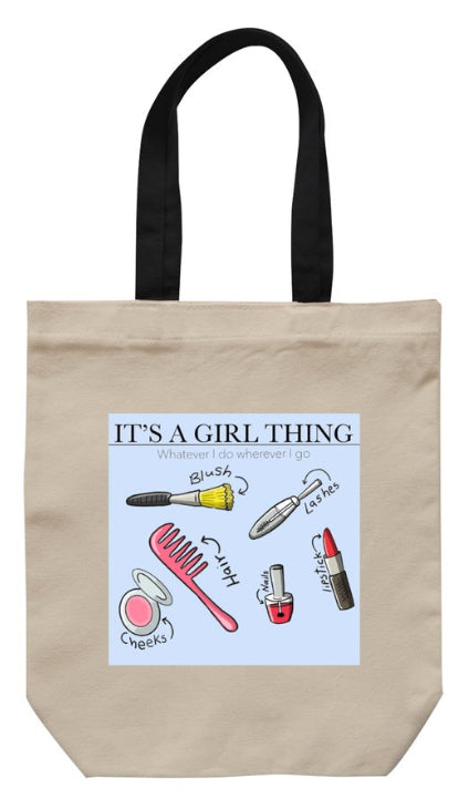 Girl Things Tote Bag